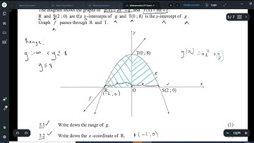 Grade 10 Interpreting Graphs (Parabola and Straight Line Graphs)