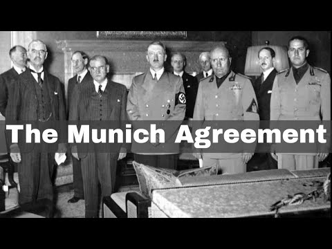 29Th September 1938: Munich Agreement Reached Between Hitler, Chamberlain, Mussolini And Daladier