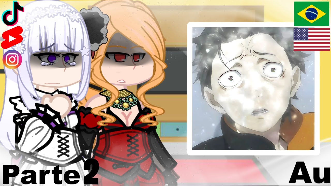 🇧🇷/🇺🇸 - Re:Zero reacts to Subaru, TikTok edit
