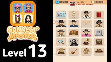 Connect Master Match Puzzle level 13 Guide Walkthrough Solution