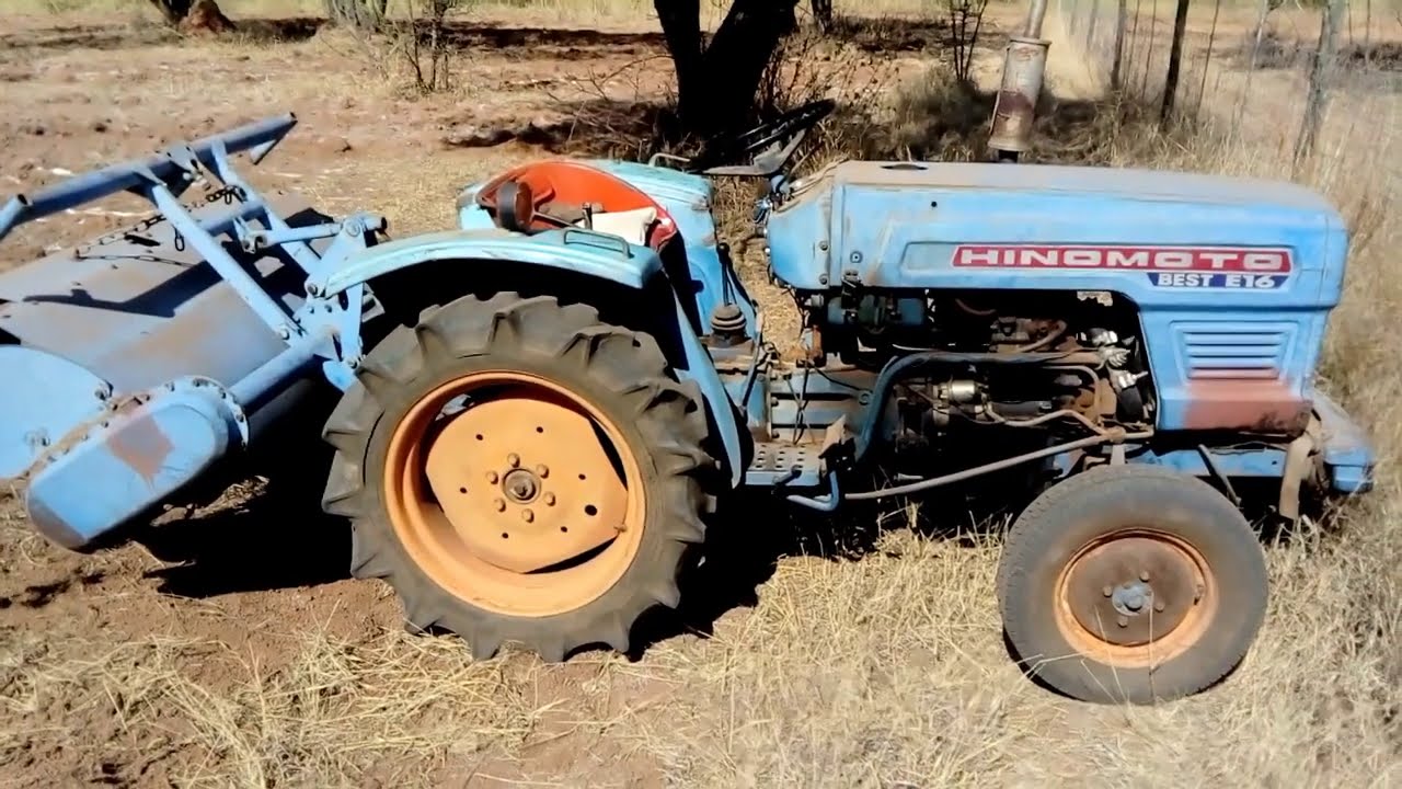 Rotavator turning lime into the soil HTP Boer Goat Farming