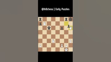 Subscribe for more Chess Puzzles! #chess #chessboard #chessplayer #hikaru #magnuscarlsen #checkmate