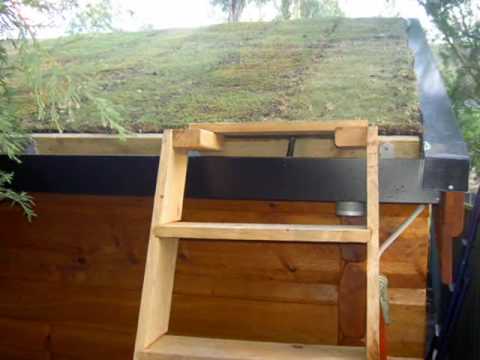 Log Cabin With Grass Roof Sustainable And Energy Efficient Youtube