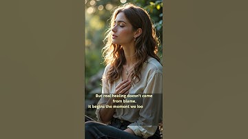 Healing isn’t about fault — it’s about freedom  #InnerHealing #Empowerment #Mindfulness