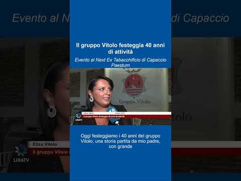 Video Il gruppo Vitolo festeggia 40 anni di attività