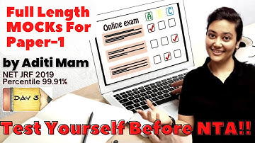 UGC-NET 2022 Free Full Length Mock test | Paper-1 expected MCQs & Important topics | By Aditi mam