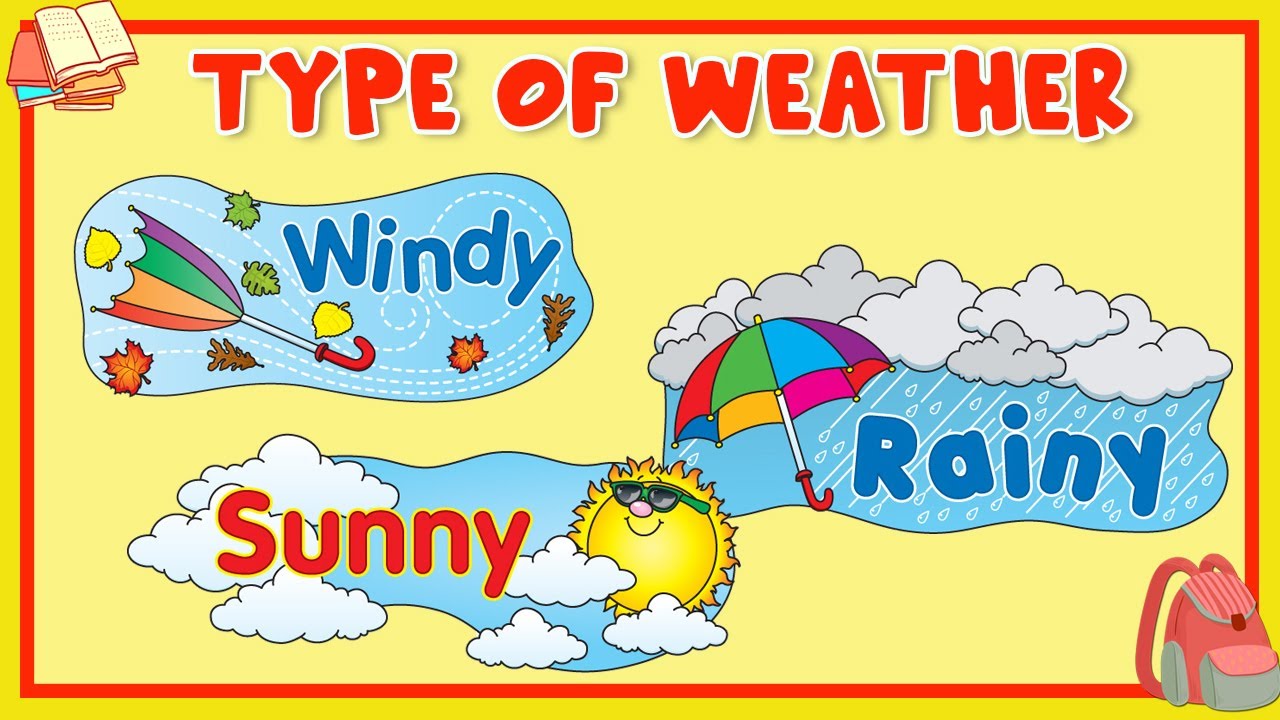 Weather Types For Kids