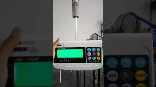 How to Setting hi low weight scale jadever
