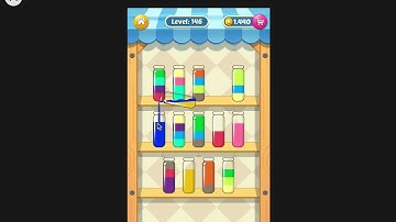 Water Sort Puzzle I Level 146 I  Facebook I SOLVED