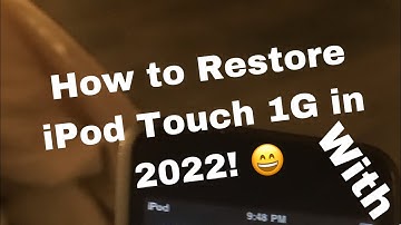 How to Restore iPod Touch 1G in 2022! (Download links in Description)