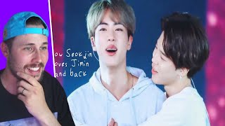 how seokjin loves jimin and back Reaction!