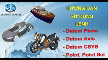 Hướng dẫn chi tiết lệnh "Datum Plane, Datum Axis, Datum CSYS, Point, Point Set" trong NX