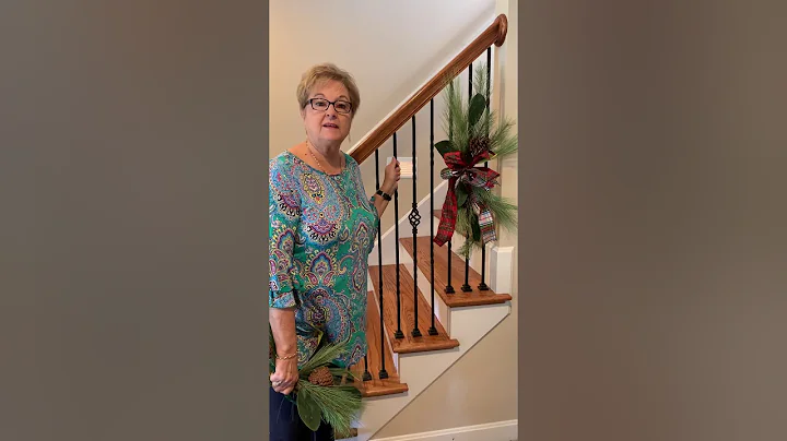 Decorate your banister for Christmas with Kathy fr...