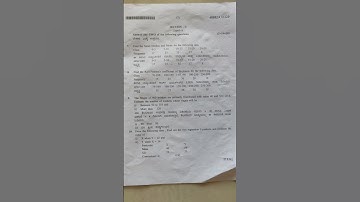 Bcom 3rd semester Business Statistics Question Paper NEP 2024 #exam