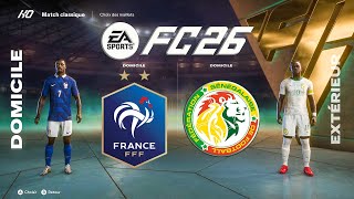 FRANCE vs SÉNÉGAL | ULTRA RÉALISTE MOD FC 26 (Difficulté Légendaire)