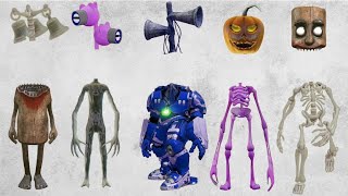 WRONG HEADS SIREN HEAD POOP, SIREN HEAD HOUSE, SIREN HEAD BRAIN EYE, SIREN HEAD OCTOPUS, SIREN CAR 3