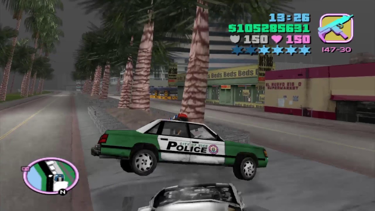Messing around on GTA Vice City LIVE
