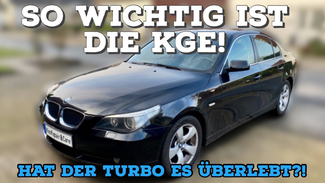 BMW e60 525d Turbo spuckt Öl | Turboschaden?! | KGE tauschen Teil 2