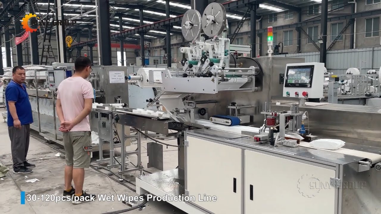 12 Lanes Wet Wipes Production Line (30120) Wet Wipes Making Machine