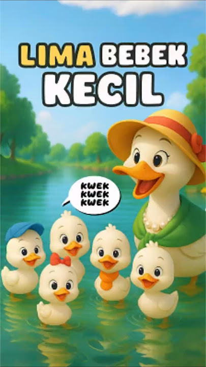 🐤 Lima Bebek Kecil Pergi Main 🐤 | Lagu Anak Edukatif & Lucu 🎵