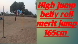 5 12Fts High Jump Belly Roll In 165Cm