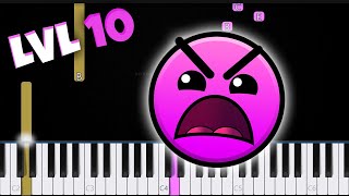 How to Play "Geometry Dash - Level 10 (xStep)" on Piano