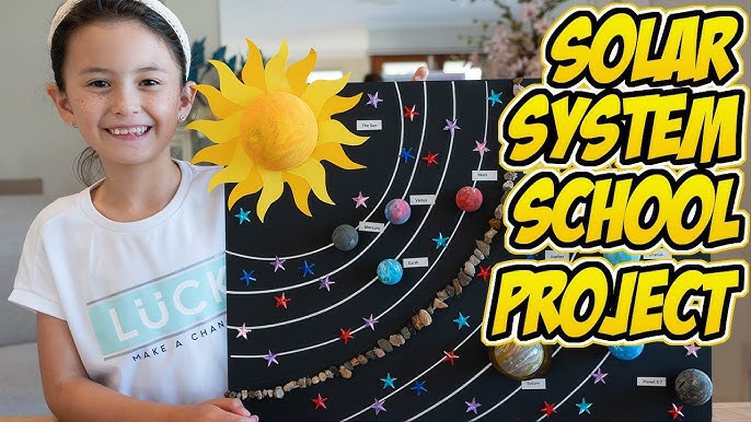 How to make 3D Solar System Project for Science Fair or School 