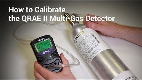 QRAE II Multi-Gas Detector - How to Manually Calibrate