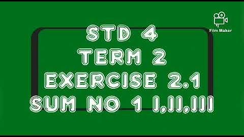 STD 4 Maths Term 2 Exercise 2.1 Multiplication by Lattice Method
