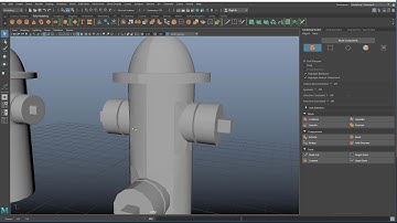 Fire Hydrant Low Poly UV and Normal Map
