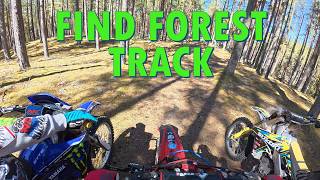 YAMAHA YZ250F/YAMAHA WR250F/SUZUKI RMZ250 / FIND FOREST TRACK / НАШЛИ ЛЕСНУЮ ТРАССУ-FULL TRACK VIDEO