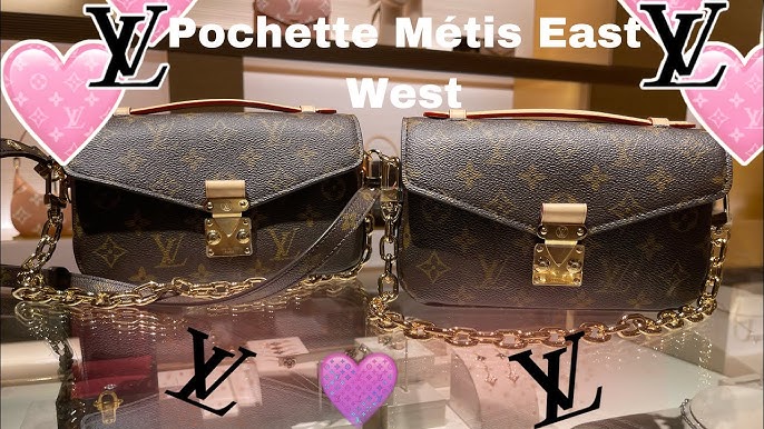 Replica Louis Vuitton Pochette Metis East West Bag In Monogram Canvas M46279