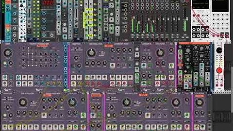 VCV Rack SubStation patch - Stardust