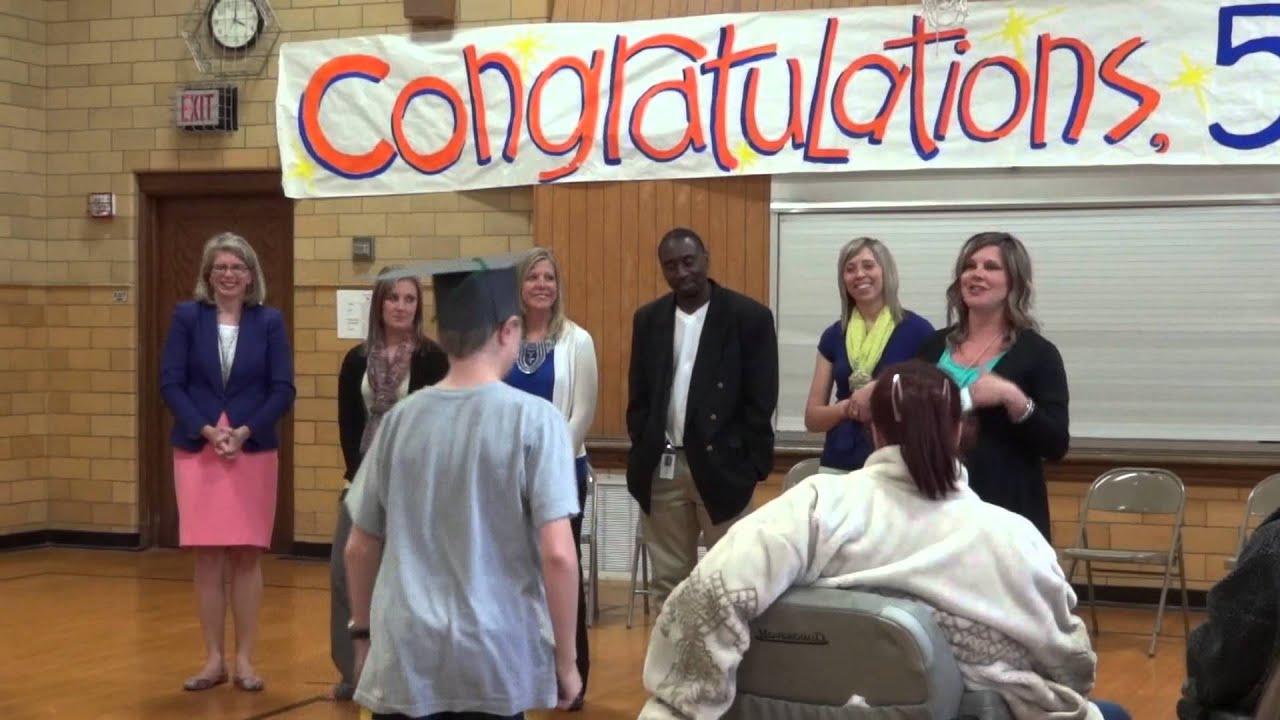 Wolfi Vetter Graduation from Tank Elementary School (2) YouTube