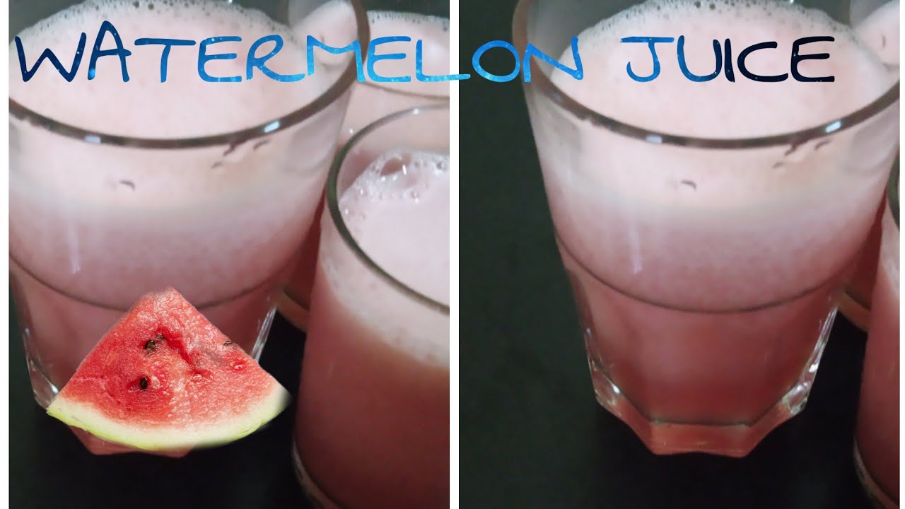 Watermelon juice for kids YouTube