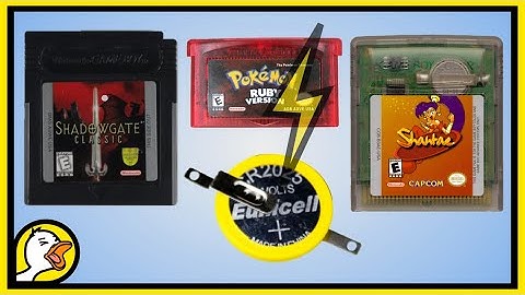 Replace your Game Boy Game Battery and Keep Your Save