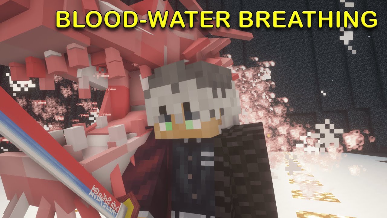 Blood-water Breathing - Minecraft Demon Slayer