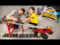 Batalha de HOT WHEELS MONSTER TRUCKS com Marcos - Brancoala Brinquedos