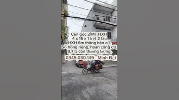 Bán nhà Tân Bình, 4 x 15 x 3 tầng, lô góc 2 MT HXH P10 Tân Bình
