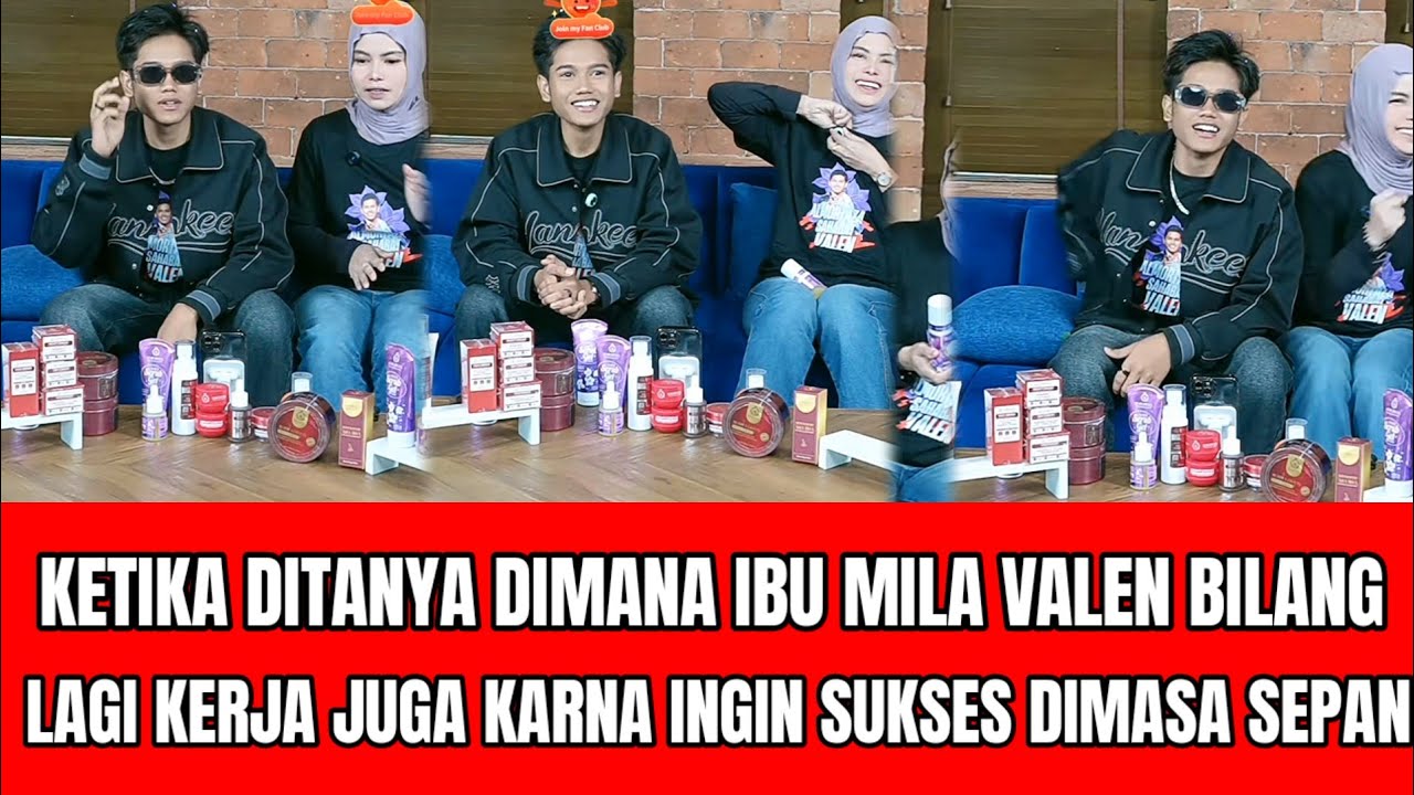 KETIKA DITANYA DIMANA MILA VALEN BILANG LAGI KERJA KARNA MAU SUKSES DIMASA DEPAN