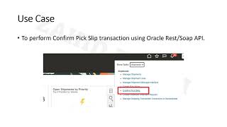 Oracle Fusion Confirm PickSlip Transaction using REST API