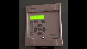 configuration of schneider micom relay for RS 485 data transmission protocol.