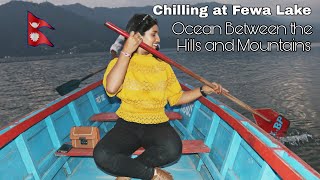 BOAT RIDE AT FEWA LAKE || CHILL EVENING || PART 2|| KABITA KHAREL VLOGS