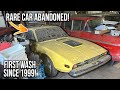 Abandoned Since 1999: Saab Sonett | First Wash in 24 Years! | Car Detailing Restoration