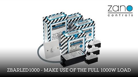 Zano Controls - ZBARLED 1000 Dimmer Load
