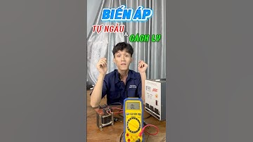 Phân Biệt Nhanh Biến Áp Tự Ngẫu & Biến Áp Cách Ly #anhthodung #kingblue #electrician #trick #tips