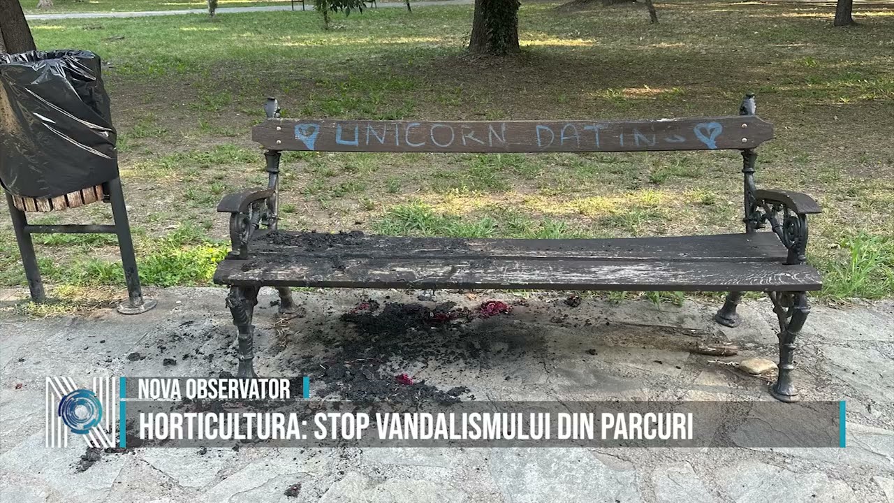 HORTICULTURA: STOP VANDALISMULUI DIN PARCURI HORTICULTURA: STOP VANDALISMULUI DIN PARCURI