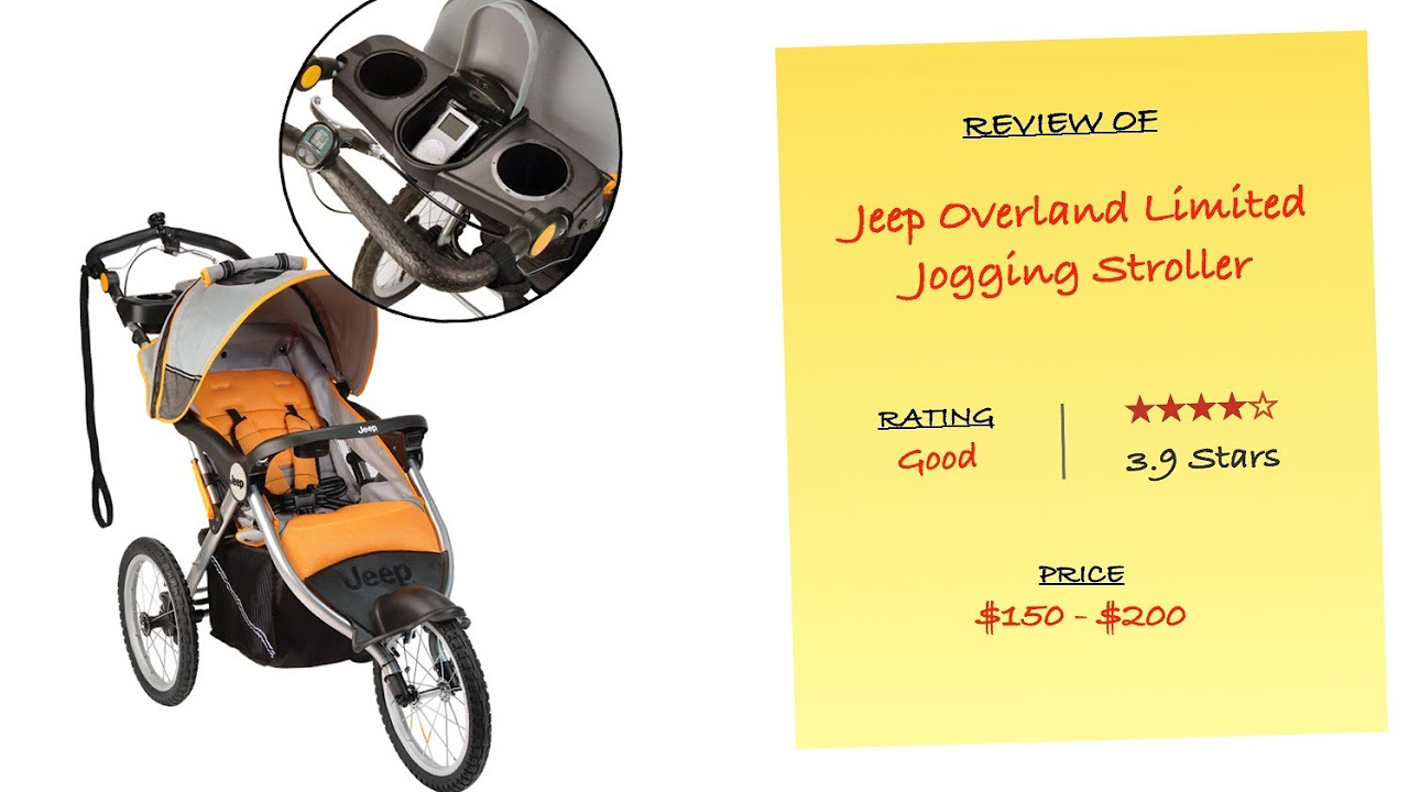 jeep overland limited jogging stroller