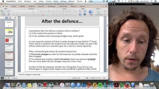 Presenting, Discussing, Defending your Thesis 2017