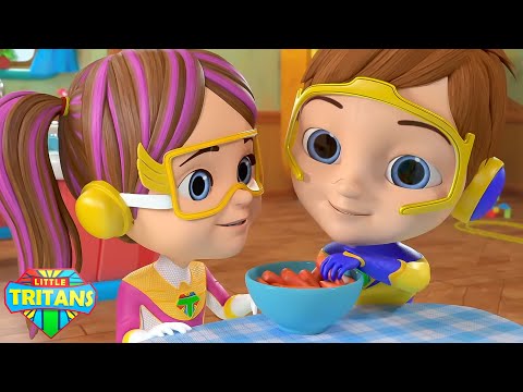 Little Tritans - ใช่ใช่ เพลงผัก | เรียนรู้วิดีโอเพื่อการศึกษาสำหรับเด็กก่อนวัยเรียน
